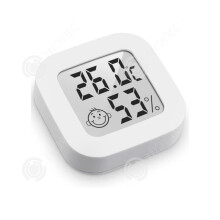 Termometru INN 43x43x13mm Termometru electronic higrometru Indicator de temperatură și umiditate pentru mașină, magazin de anima