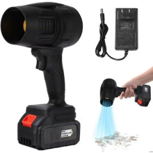 Uscător de păr fără fir - KCVV - Turbojet - 24V - Aspirator de praf - Funcționează cu baterii - Baterii incluse
