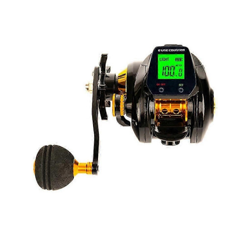 Digital Baitcasting Reel with 0-12 Variable Speed for Precision Fishing Tackle