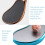 Exfoliating Foot Grinder Heel Foot Rub, Specification: Nano-Gray 3