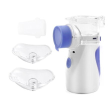 Inhalator nebulizator, atomizor de vapori portabil și personal cu încărcător USB pentru copii și adulți, etichetă albastră