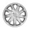 13" NRM DRIFT SILVER lackerade navkapslar, 4 stycken, silver 1