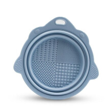 Covoraș de curățare a pensulelor de machiaj din silicon, curățitor de pensule pliabil portabil, accesoriu de curățare a pensule