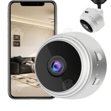 INN Mini WiFi-kamera HD 1080p inomhusövervakningskamera med infraröd nattseendesensor och 150 vidvinkel