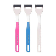 3pcs Tongue Scraper Stainless Steel Tongue Cleaner Oral Care Tool for Adults Men Women