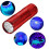 Φακός - OMABETA - Μίνι φακός UV - 9 LED - 365-400 nm - Κόκκινο αλουμίνιο 2