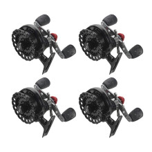 4X LEO DWS60 4 + 1BB 2.6:1 65MM Fly Fishing Reel Wheel with High Foot Fishing Reels Left Hand Fishing Reel Wheels