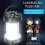 Ηλιακό φως 1800mAh - INNOVTEC - Επαναφορτιζόμενη λάμπα LED για κάμπινγκ, ψάρεμα, τα 4