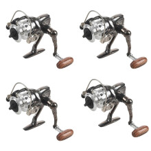 4X SHUANGYU RAMPART MN100 Full Metal Body Spinning Fishing Reel Ice Reel Raft Lure Wheel Mini Small Reel