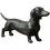 Στολίδια dachshund, στολίδια dachshund λουκάνικου, λάτρεις των σκύλων από ρητίνη, κ 2