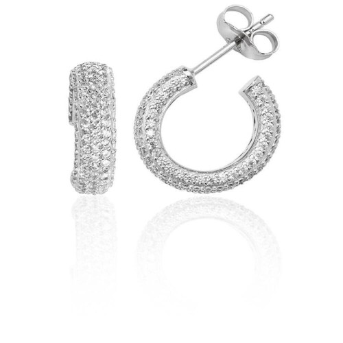 Σκουλαρίκια, EDS JEWELS, Γυναικεία, Επιπλατινωμένο Ασήμι 925, Κυβικά Ζιργκόν, 428 2