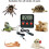 Ψηφιακό θερμόμετρο Ahlsen Reptiles, υγρόμετρο LCD, μετρητής θερμοκρασίας και υγρα 4