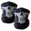 2PCS Cool Bicycle Ski Half Face Mask Ghost Scarf Multi Use Neck Warmer COD 1