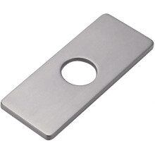 Kitchen Sink Hole Plate for Bathroom Faucet, Basin, Faucet Rosette In Brushed Nickel Tw