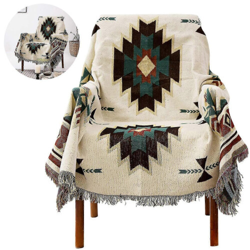 Ethnic Style Blanket, Geometric, Aztec Pattern, Navajo Blanket 1