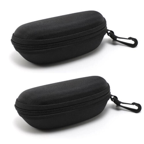 Σκληρή θήκη γυαλιών - Unisex - Προστατευτική με φερμουάρ - Βολική με καραμπί 1