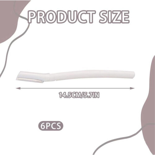 Σετ 6 Ξυριστικών Φρυδιών - Ξυράφι Dermaplaning - Ξυράφι Προσώπου - Γυναικείο Ξυρ 2