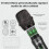 Talomen, Microfon wireless, Set microfon wireless 2.4 GHz cu receptor, Microfon dinamic reîncărcabil, 46 de metri. 4