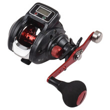 Fishing Reel Line Counter Reel 16+1 Ball Bearings Left/Right Ice Fishing Reel 6.3:1 Gear Ratio