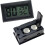 Termometru-higrometru digital - YYV - Pachet de 6 - Negru - Wireless - LCD 4