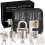 Lock Picking Kit, 26-piece Lock Picking Kit, Practice Tools with 4 Clear Locks 1