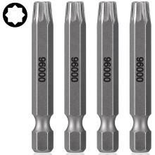 4-pakning 8-punkts edderkoppbits, 2"