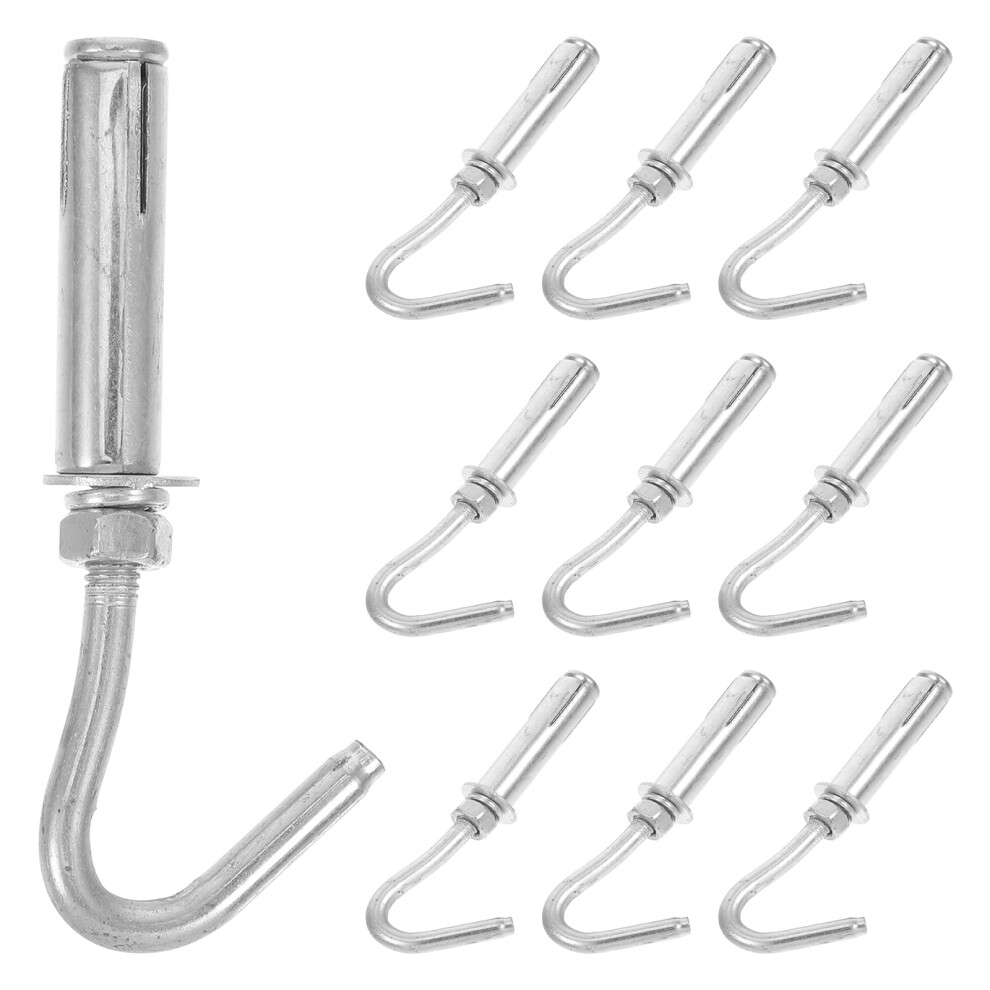 Frcolor Ceiling Hooks For Plants Concrete Anchor 10 Pcs 9193271427605