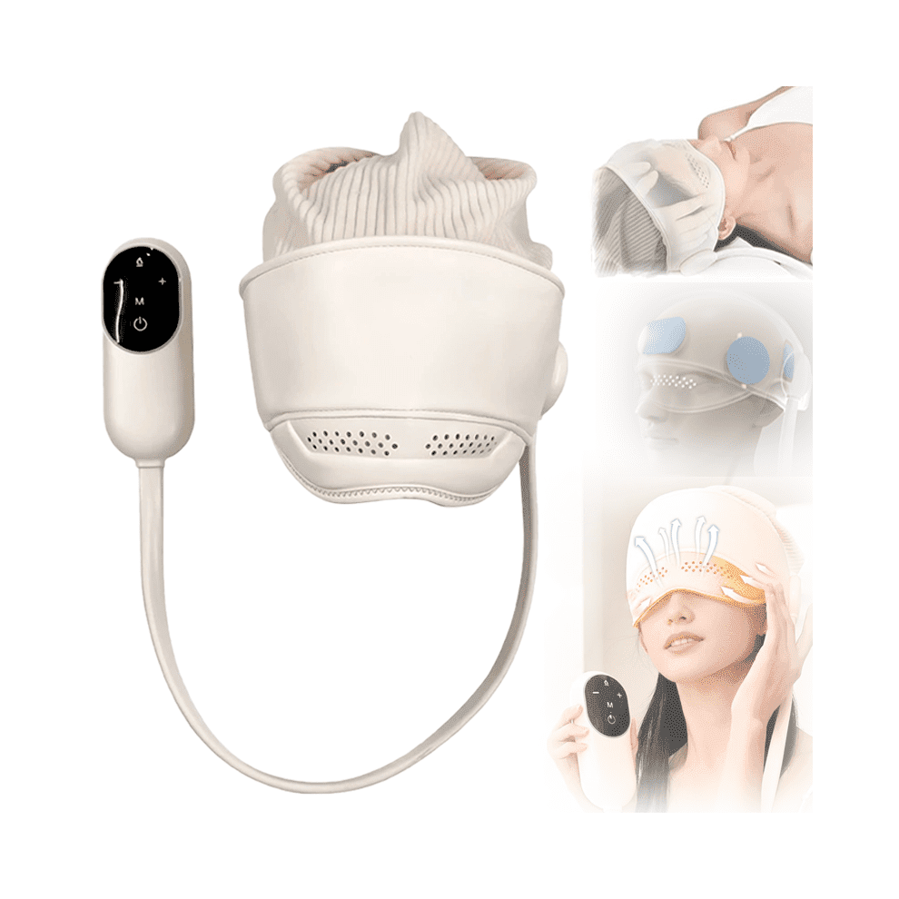 Rechargeable Head and Eye Massager with Heat