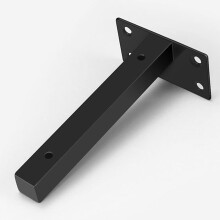 Moderne plankdrager zwart, 1 stuk