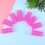 Set de bigudiuri OUNONA – Plastic roz cu auto-prindere 2