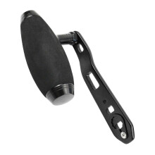 (Black) Aluminum Alloys Fishing Reel Handle Power Handle Knob Grip Replacement Assembly Part Baitcasting Fishing Reel Handle  black blue