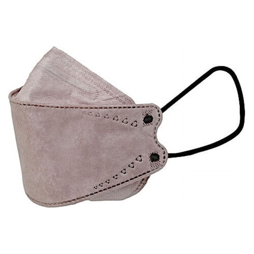 BalsaCircle Engångsmasker i Dusty Rose, 4-lagers, 10-pack 2