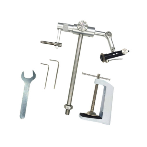 Fly Tying Vise Smooth Practical with 360 Rotation Fishing Lures Making Tool