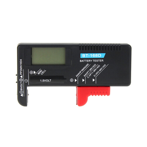 Portable Battery Tester for 1.5V 9V AA AAA Button Cells 1