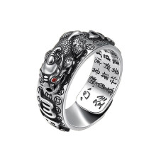 Anillo Pixiu Feng Shui Ring, Amuleto De Salud Y Suerte, Ajustable Hombres Y Mujeres
