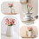 Cure-pipes roses et verts pour fleurs DIY (24 pièces) 5