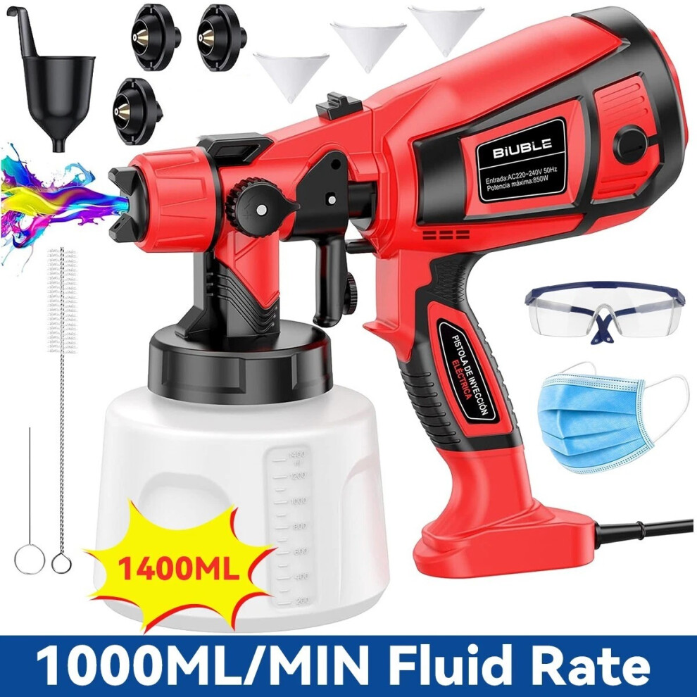 Corded Wall Fence Paint Sprayer Electric Spray Gun Paint Fence Airless Hvlp 00593120