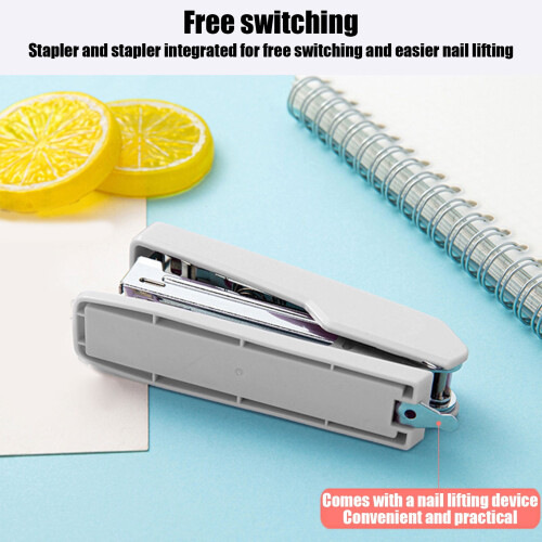 Mini Desktop Stapler for Office and School, 10# Staples, 1