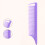 Slick Back Hair Brush Set Bristle Edge Control Teasing Comb 5