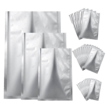25 unidades de sacos de alumínio Mylar em 3 tamanhos, sacos planos de alumínio para selagem térmica, sacos de armazenamento para alimentos.