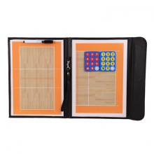 Foldable Volleyball Clipboard Coaching Board with Pen Lightweight Portable Volleyball Dry Erase Board Teaching Board Tool