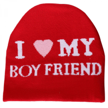 (Red)Knitted Couples Hat for Women Men Harajuku Letter Hat Handmade Crochet Hat Cool Girl Boy Hiphop Hat Headwear Red