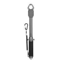 (Gun Color) Fish Controllers Fish Tweezers Skidproof Fishing Lip Gripper Fish Lip Clamp Fish Clamp Fishing Flat Tweezers Tackle Tool Silver