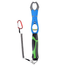 Fish Lip Gripper Lightweight Portable Fishing Lip Grip Sea Saltwater Fish Grabber Clamp Trigger Compact Fishing Tackle Blue (Oxford bag packaging)