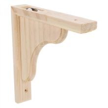 consoles en bois : supports d'étagère en bois brut à peindre pour porte, comptoir, armoire de cuisine, étagères à livres 2025