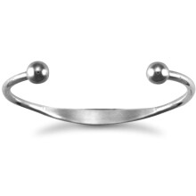 Jewelco London Silver I.D Identity Baby Bangle - Children's - AKB011