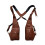 （1 Pack）Leather Shoulder Hidden Underarm Strap Wallet-A 1