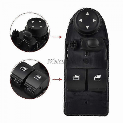 3 Series E92 Window Lifter Control Switch Left Driver Side 2005-2013 Compatible 2