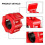 2 Pcs Gym Barbell Clamps Quick Release Barbell Collar Clips 4