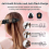 Compact Cordless Hot Brush for Short Hair - Portable Heated Round Styling Tool with Black 5